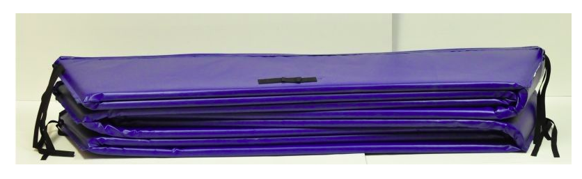 A purple 14 inches octagon safety pad